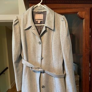 Banana Republic Grey Wool Coat